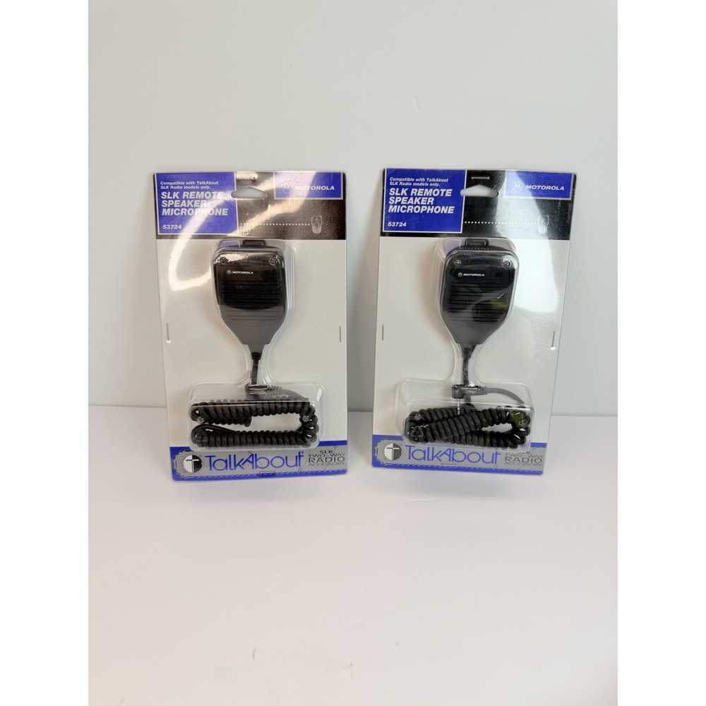 Motorola 53724 Talkabout Walkie Talkie Remote Speaker Microphone Lot Of 2
